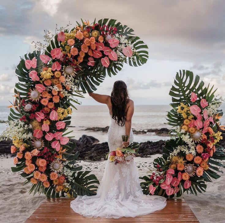 destination wedding moodboard- tropical wedding style